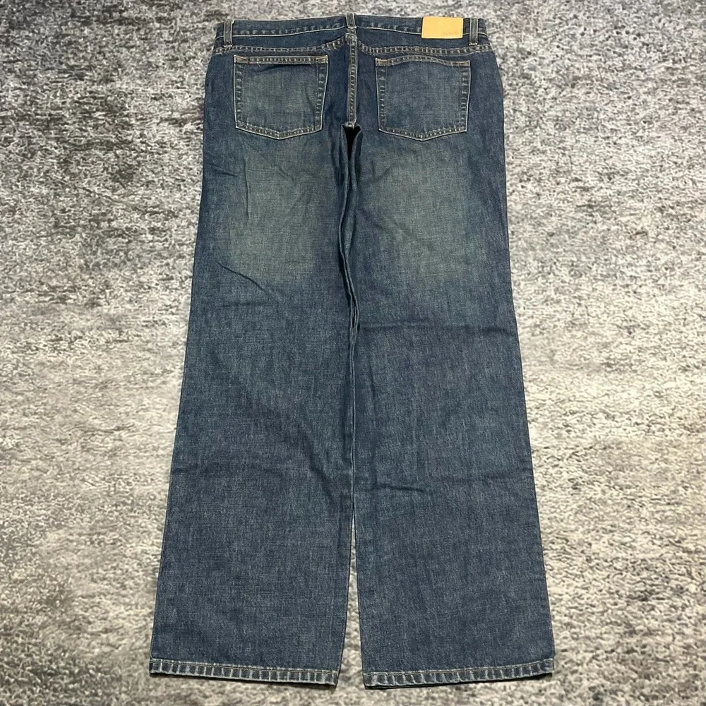 J.‎ Crew Jeans Womens 14 (34x31) Blue Relaxed Baggy Straight Denim Preppy Skater
